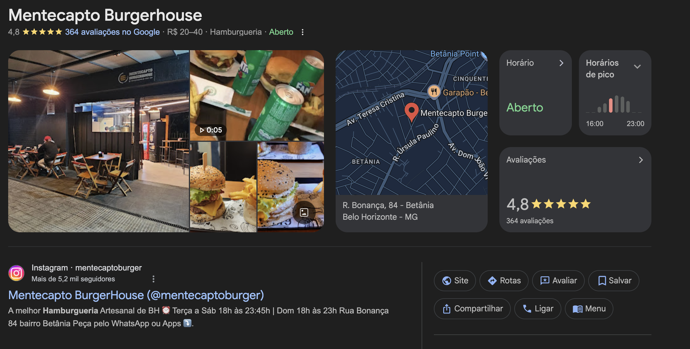 Exemplo Google Meu Negócio 1